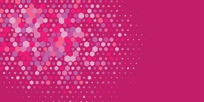 Geometric Multi size Hexagon with multi Color Background vector