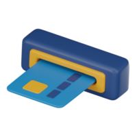 Seamless Transactions, ATM and Credit Card for Banking. 3D render. png