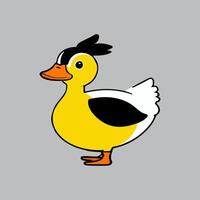 Pato vector valores ilustraciones, dibujos animados de un Pato realeza