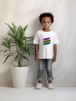 ai gegenereerd baby t-shirt mockup psd