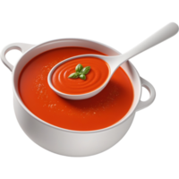 ai généré délicieux tomate soupe. ai génératif png