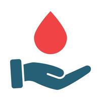 Save Water Vector Glyph Two Color Icons For Personal And Commercial Use.