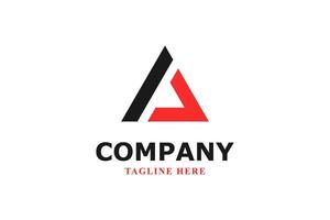 letter i and a logo and triangle slash vector