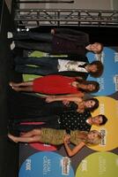 High School Musical Cast Lucas Grabeel, Corbin Bleu, Monique Coleman, Vanessa Anne Hudgens, Zac Efron, and Ashley Tisdale 2006 Billboard Music Awards Press Room MGM Garden Arena December 4, 2006 photo