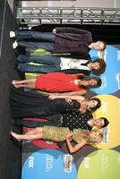 High School Musical Cast Lucas Grabeel, Corbin Bleu, Monique Coleman, Vanessa Anne Hudgens, Zac Efron, and Ashley Tisdale 2006 Billboard Music Awards Press Room MGM Garden Arena December 4, 2006 photo