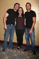 Daniel Goddard, Cathy Tomas,   Joshua Morrow  at the Goddard  Morrow Fan Event Saturday night   at the Sheraton Universal Hotel in  Los Angeles, CA on August 29, 2009 photo