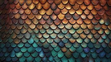 AI generated scales textures e-g- fish scales background high quality image photo