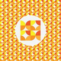Tile Round Shape Pattern Background vector