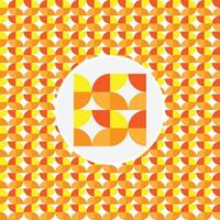 Tile Round Shape Pattern Background vector