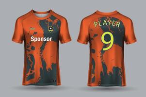 vector sports shirt design ready to print - football shirt for sublimation