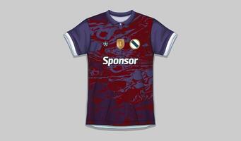 vector sports shirt design ready to print - football shirt for sublimation