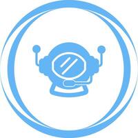 Astronaut Helmet Vector Icon