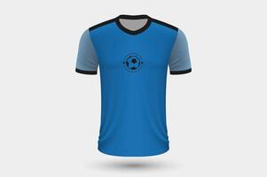 Realistic soccer shirt  Germany home jersey template for football kit. vector