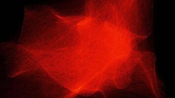 Abstract Red Audio Waves Particles video