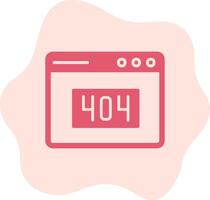404 Error Vector Icon
