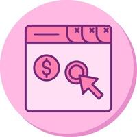 Pay Per Click Vector Icon