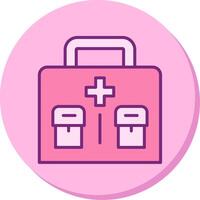 Military First Aid Kit Vector Icon