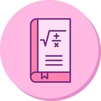 Maths Book Vector Icon