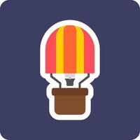 Hot Air Balloon Vector Icon