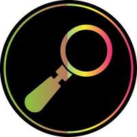 Search Glyph Due Color Icon vector