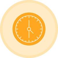 Time Clock Multicolor Circle Icon vector