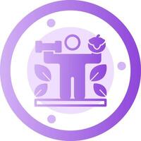 Nutrition Glyph Gradient Icon vector