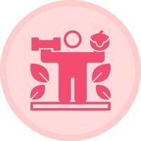 Nutrition Multicolor Circle Icon vector