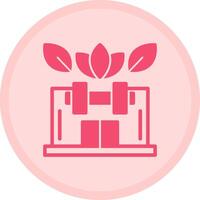 Gym Multicolor Circle Icon vector