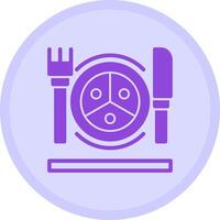 Portion Control Multicolor Circle Icon vector