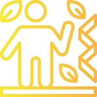 Protein Linear Gradient Icon vector