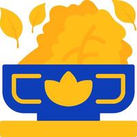 Plant-Based Flat Two Color Icon vector