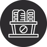 Low Carb Inverted Icon vector
