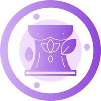 Prebiotics Glyph Gradient Icon vector