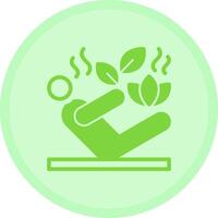 Posture Multicolor Circle Icon vector