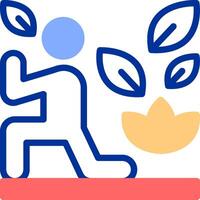 HIIT Color Filled Icon vector
