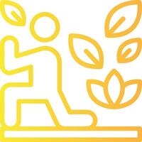 HIIT Linear Gradient Icon vector