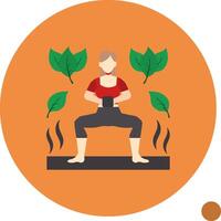 Bootcamp Flat Shadow Icon vector