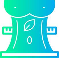 Body Composition Solid Multi Gradient Icon vector