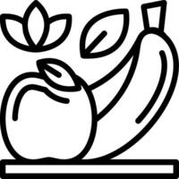 Healthy Snacking Line Icon vector