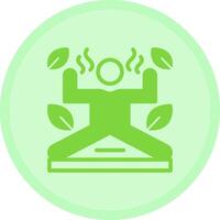Flexibility Training Multicolor Circle Icon vector