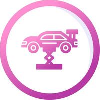 Car Lifting Vector Icon