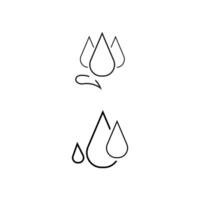 Line icons about waterproof fabrics and absorbent fabrics. Outline symbol collection. Editable vector stroke. pro vector