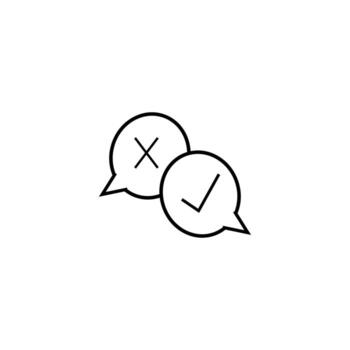 Satisfaction surveys, thin line icon set. Outline symbol collection. Editable vector stroke. Pixel Perfect scalable. pro Vector