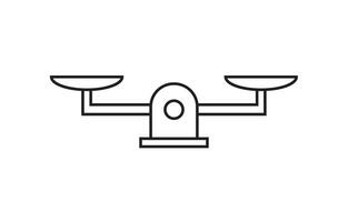 Vector flat scales icon