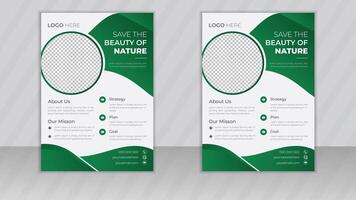 Creative Corporate Business Flyer Brochure Template Design, abstract business flyer, vector template design. Brochure design, cover, annual report, poster, leaflet