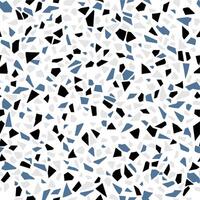 Terrazzo stone floor texture or background vector