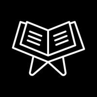 Reading Holy Book Vector Icon