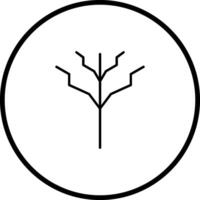 Tree with no leaves Vector Icon