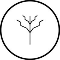 Tree with no leaves Vector Icon