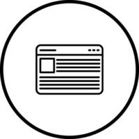 Blogging Services Vector Icon
